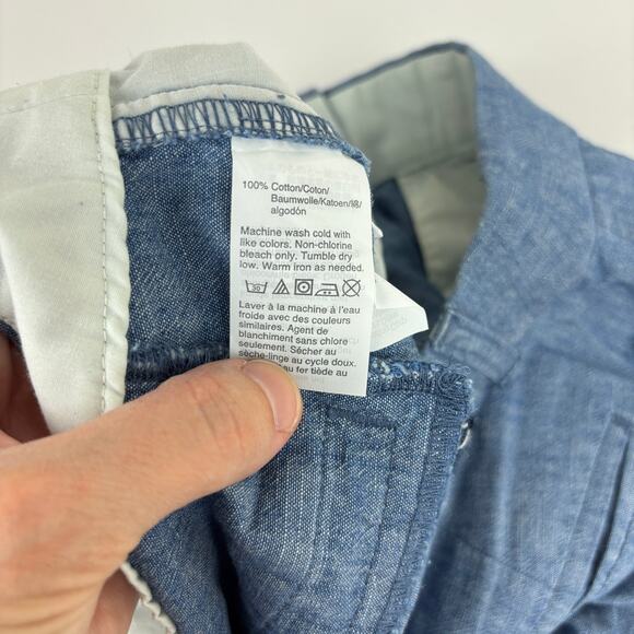 J by J. Crew 5" Shorts size 4 Blue 100% Cotton B9356 preppy classic casual - Picture 4 of 4